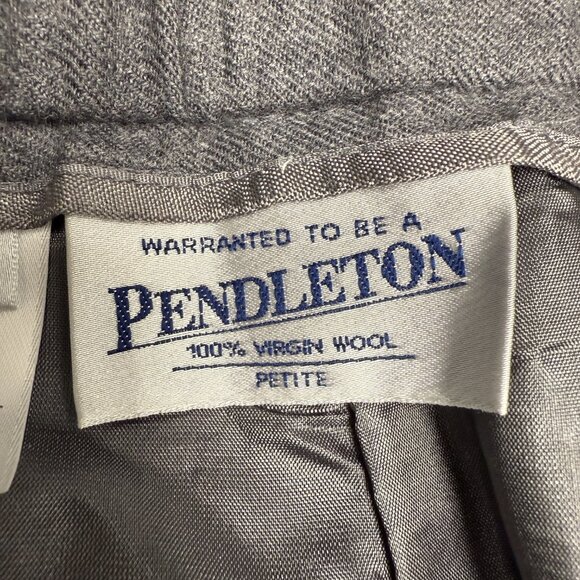 Vintage EUC Women's PENDLETON 100% Virgin Lined Wool Pants | Size 10 - Picture 8 of 11